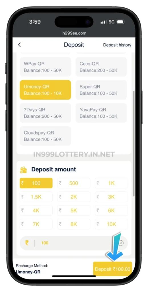IN999-LOTTERY-DEPOSIT-PAGE