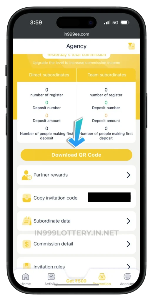 in999-lottery-promotional-page