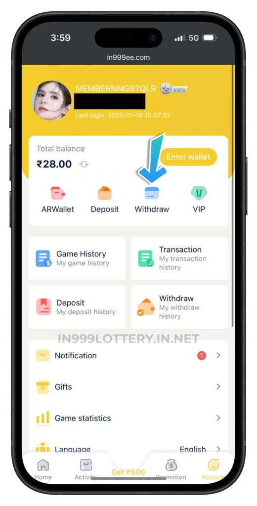 in999-lottery-withdraw